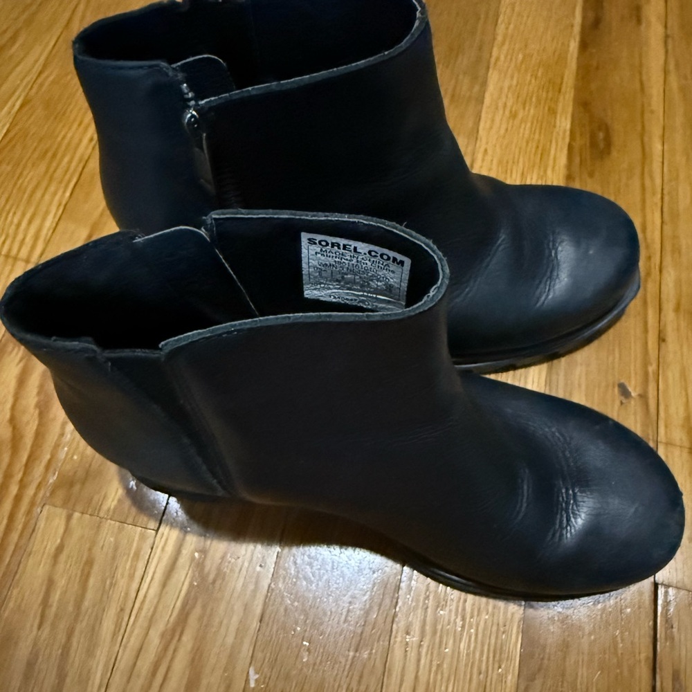 Sorel Women's Black Heeled Boots